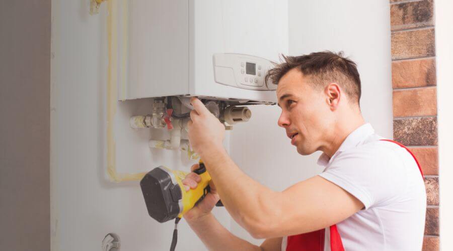 Local tankless water heater installation in Seaview, WA
